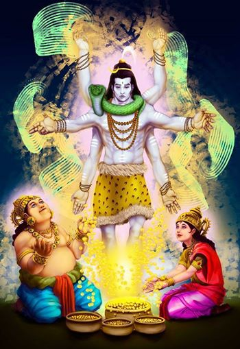 Shiva declined to come but said he would send his son, Ganesha. Kubera was disappointed. Shiva's presence would have been a feather in ...